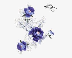 It combines the sacred hindu symbols of eternity, divinity, and purity to create a beautiful final look. Mr Henna Floral Tattoo Flower 626x635 Png Download Pngkit