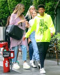 'good luck today' by heidi parker for dailymail.com Heidi Klum S Son Henry Graduates From Middle School In Rare Video Hollywood Life