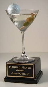Golf Marteeni Trophy Martini Golf Decor Trophy