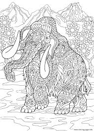 Check out some of our favorite mammoth coloring pages. Mammoth Elephant Adult Zentangle Coloring Pages Printable