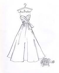Custom Wedding Dress Sketch Dress Sketches Dress Drawing Easy Fashion Sketches Dresses