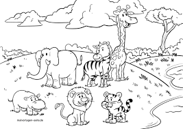 Print out some great safari animal coloring pages! Coloring Page Safari Animals Free Coloring Pages