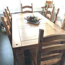 5pc kitchen dinette, drop leaf pedestal table + 4 padded dining chairs light oak. Pier One Imports Rio Grande Dining Table Set For Sale In Lantana Tx 5miles Buy And Sell
