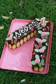 Il passe des heures à cuisiner ! Gateau En Forme De 1 Pour Le Premier Anniversaire Passion Culinaire By Minouchka