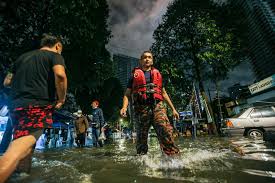 Interstate and interdistrict travel remain banned and travel distance is now limited to a 10km radius. Flood Havoc In Kuala Lumpur After Downpour The Stringer