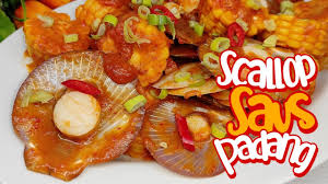 Wadah c berisi telur pitan dan kerang simping. Resep Scallop Kerang Simping Saus Padang Recipe For Scallops In Padang Sauce Youtube