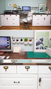 My Epic Desk Project Made From Ikea Kitchen Cabinet Units Was Featured Today On Ikeahacker And Unplggd Huge Thanks Ikea Craft Room Ikea Kitchen Ikea Crafts