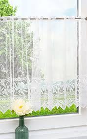 Sie bringen licht in die wohnung und vermitteln dir ein weites raumgefühl. Kuchengardinen Scheibengardinen Fur Kuchenfenster Im Raumtextilienshop