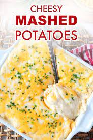 Cheesy Mashed Potatoes Recipe Recipe Cheesy Mashed Potatoes Cheesy Mashed Potatoes Recipe Mashed Potato Casserole