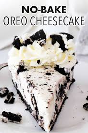 No Bake Oreo Cheesecake Recipe In 2020 Oreo Cheesecake Recipes No Bake Oreo Cheesecake Oreo Cheesecake