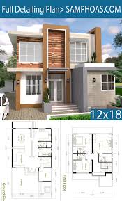 4 Bedrooms Home Design Plan 9x9m Samphoas Plansearch Model House Plan House Front Design Home Building Design