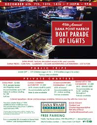 Christmas Boat Parade And Santa Boat Rides Dana Wharf