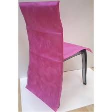 Très belles housses de chaise jetables pour votre décoration de salle de fête. 10 Housses De Chaise De Mariage Jetables Fuschia Cdiscount Maison