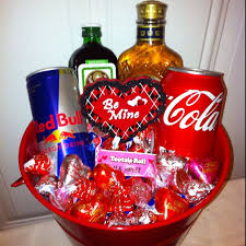 Your boyfriend is like your world and he loves you like anything. Custom Valentine Basket Valentine Gift Baskets Diy Valentines Gifts Valentines Day Baskets