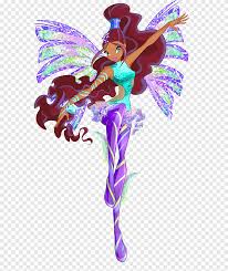 As the fairy of waves, aisha is not afraid of diving headfirst into winx club. Aisha Flora Musa Bloom Stella Winx Violet Musa Png Pngegg