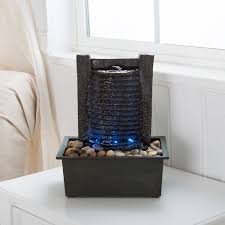 Check spelling or type a new query. Indoor Water Fountain With Led Lights Lighted Waterfall Tabletop Fountain With Stone Wall And Soothing Sound For Office And Home Decor By Pure Garden Walmart Com Walmart Com