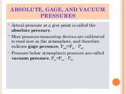 Absolute Pressure Is Gauge Pressure Atmosphere 14 7psi Pressure Fluid Gauges