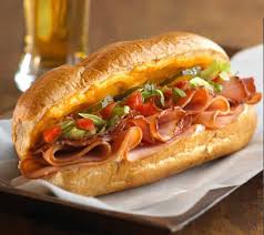 The pastrami, roast beef, meatballs, meatloaf, corned beef, turkey, and pork are all cooked or smoked in house. Recipe Turkey Ham And Cheddar Grinder Bel Foodservice