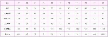 57 Logical What Are Metric Clothes Size Conversion Chart