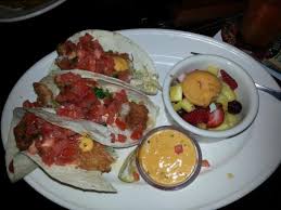 Additional nutrition information is available upon request. Coconut Shrimp Tacos With Remoulade Sauce Picture Of Bahama Breeze Orlando Tripadvisor