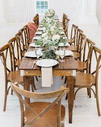 Dreamy Farmhouse Table Wedding At The White Sparrow Barn Event Table Wedding Venue Decorations Beautiful Table Settings