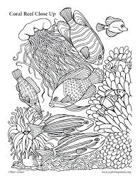 Free printable ocean coloring pages for kids. Simple Coral Reef Coloring Page Novocom Top