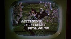 Betelgeuse's name is often spelled phonetically as beetlejuice, as in the title. September 20th 2016
