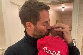 Jamie Redknapp red faced after mum shares 'drunken' photo of him and baby  son