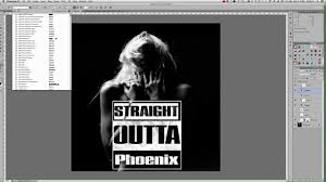 Family reunion, seniors, running) 53513. How To Create The Straight Outta Compton Logo Effect In Photoshop Youtube