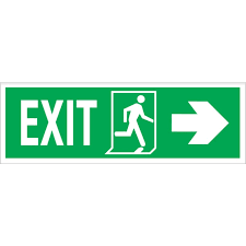 You should definitely use _exit(). Exit Left Man Run Right Arrow Right Photoluminiscent Material Vinyl Photolumineszirend Selbstklebend Masse In Zentimeter 10 X 30