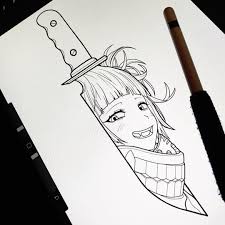Toga Knife For Today Myheroacademia Himikotoga Anime Animetattoo Videogametattoo Anime Tattoos Kawaii Tattoo Nerd Tattoo