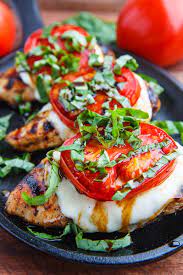 Caprese Balsamic Grilled Chicken Recipe Recipes Food Balsamic Grilled Chicken