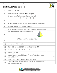 Get 4th and 5th graders to solve these worksheets that carefully integrate fun and challenge at every step. Mental Maths Practise Year 5 Worksheets