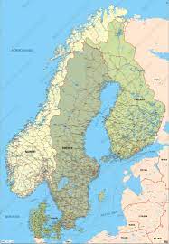 Maybe you would like to learn more about one of these? Digital Map Scandinavia Political 120 The World Of Maps Com