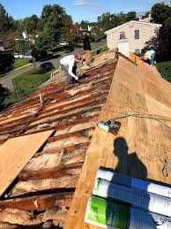 Too much pressure will send the nail through the material, and too little will end up ripping a hole in the shingle above it. Roofing Somerset County Nj Roof Replacement Repair Cephalo Roofing