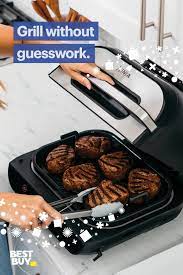 Ninja Foodi Smart Xl 6 In 1 Indoor Grill With 4 Qt Air Fryer Roast Bake Broil Dehydrate Black Fg551 Best Buy Food To Make Grilling Food