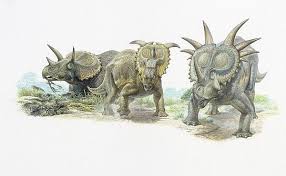 Triceratops Pachyrhinosaurus By John Sibbick Animals And Pets Lion Sculpture Art