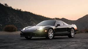 Honda Nsx Sports Black Car Front View Wallpaper Black Car Nsx Japanese Sports Cars