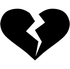 Broken Heart Silhouette Broken Heart Tattoo Yungblud Tattoo Ideas Heart Tattoo