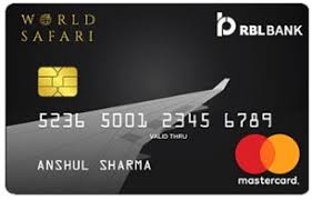 A credit card allows you to make purchases and pay for them later. Rbl Bank World Safari Credit Card Check Offers Benefits