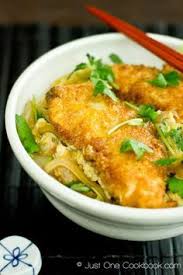 Chicken Katsu Don Easy Japanese Recipes At Justonecookbook Com Easy Japanese Recipes Chicken Katsudon Recipe Japanese Cooking