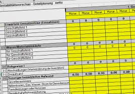 Sie gibt dem unternehmen einen überblick über die betrieblichen finanzen. Businessplan Gewerbeanmeldung Musterrechnung Materialien Zur Grundung