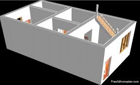 Please share if you like this design: 15x30sqft Plans Free Download Small Home Design Download Free 3d Home Plan