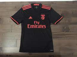 Benfica football shorts 15/16 black deadstock away training football. Benfica Away Football Shirt 2016 2017