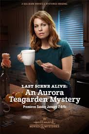 Last Scene Alive Aurora Teagarden Mystery A Hollywood Film Crew Descends On A Small Town To Pr Hallmark Movies Christmas Movies On Tv Candace Cameron Bure