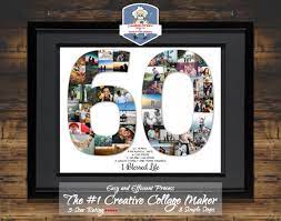 Try that all the guests come dressed up to the party, surely. 60th Birthday Collage Gift