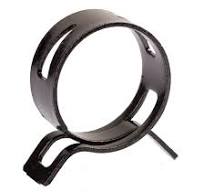 Black 65MN Manganese Steel Pinch Spring Hose Clamp 10pcs Elastic Steel  Buckle Water Pipe Hoop,ID 20mm