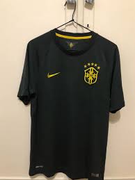 Fone ouvido cbf seleção brasileira waldman amarelo promoção. Camisa De Futebol Selecao Brasileira 2014 Nike Black Green Roupa Esportiva Masculino Nike Usado 46934487 Enjoei