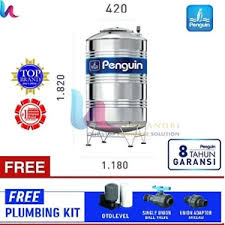 Harga tangki air penguin dan cara pemesanannya. Jual Tangki Air Penguin Stainless Steel Tbsk 1500 L Toren Tandon Lucyandri Home Solution Kab Tangerang Banten Indotrading