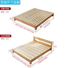 Festnight japanese style futon bed frame tips and suggestions for creating a beautiful japanese style bedroom using our exclusive japanese beds. Nordic Tatami Bed Frames Contracted And Contemporary Japanese Short Bed Double Frames Solid Wood Frame Without The Shopee Malaysia